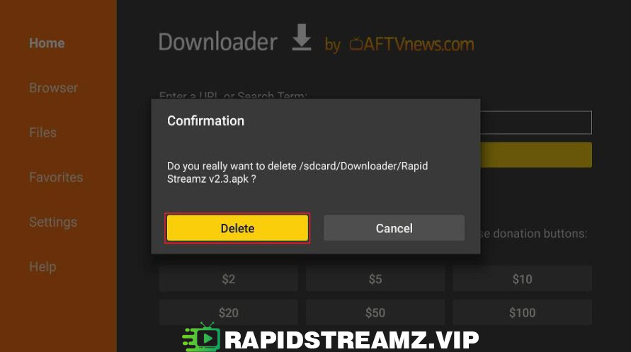 Rapid Streamz Firestick