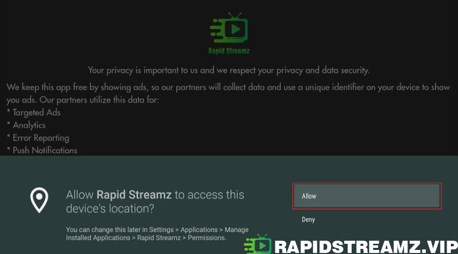 Rapid Streamz Firestick